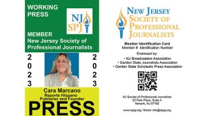 2023 NJ-SPJ Working Press License Plate Frames